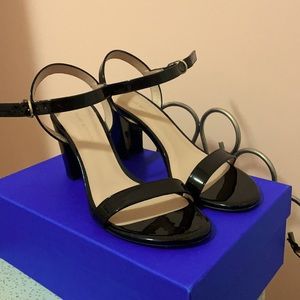 stuart weitzman sandals SZ 8 1/2 in Black